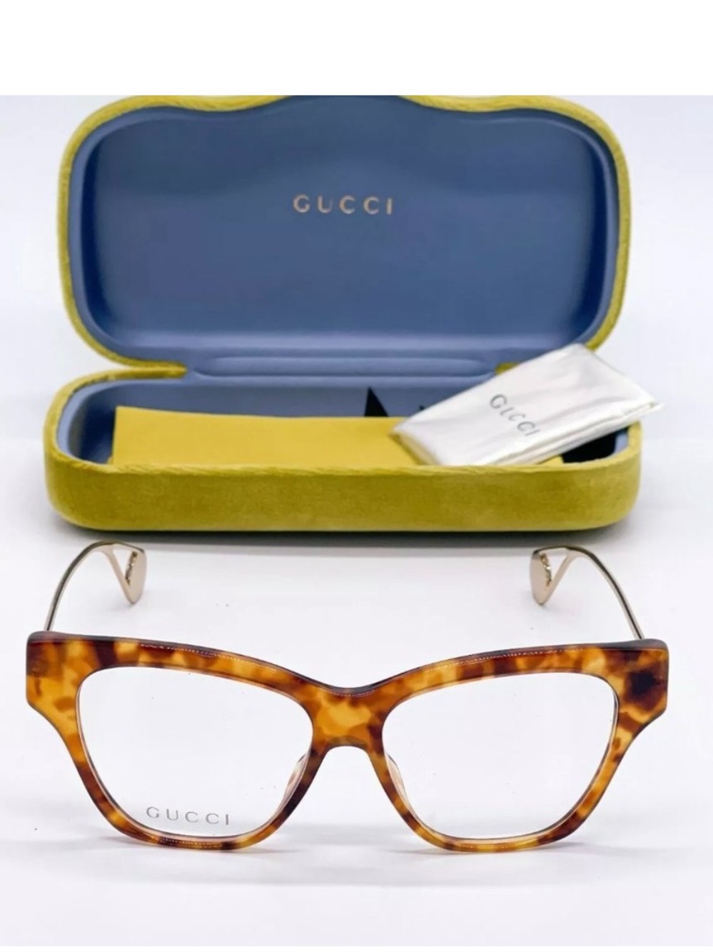 Gucci Tortoiseshell Prescription Glasses - Picture 2 of 6